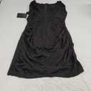 oten Sexy Cocktail Dress for Women Sleeveless V Neck Ruched High Waist Bodycon Night Out Club Party Formal Mini Dresses to Hide Belly Fat Black Large