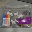 Crayola Scribble Scrubbies Glam Pack (4 Pets), Holiday for Kids, Washable Pet Care Toy, Coloring Animal Craft, Stocking Stuffer Toys for Girls & Boys, 3+