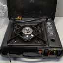 SHINESTAR Dual Fuel Stove with Butane & Propane Compatibility, Portable Camping Stove for Outdoor Cooking, Propane Adapter Hose and Carrying Case Included, 7800 BTUs Output