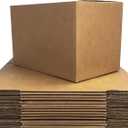 Amazon Basics Cardboard Moving Boxes for Packing and Shipping, Small Size, 16" x 10" x 10", Brown, 15-Pack