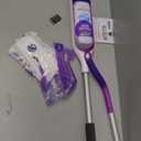 Swiffer PowerMop Multi-Surface Mop Kit for Floor Cleaning, Includes PowerMop, 2 Mopping Pad Refills, 1 Cleaning Solution with Fresh Scent and 2 Batteries (Purple and White)