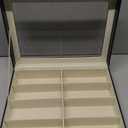 CO-Z Leather Multi Sunglasses Organizer for Women Men, Eyeglasses Eyewear Display Case with 8 Slots, Jewelry Watch Organizer, Sunglasses Jewelry Collection Case, Sunglass Glasses Storage Holder Box (Black)