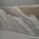 NANKAI Art 48x24 Inches white thick texture Abstract Oil painting Hand-painted Ocean Landscape Oil painting Home wall decorative art oil painting