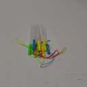 Kasyat 10 Pieces Fiber Optic Wand Light up Glow Stick LED Colorful Flashing Wands for Party Favors(Classic Color)