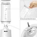 Mulli Portable Blender, USB Rechargeable Personal Mixer for Smoothie and Shakes, Mini Blender with Six Blades for Baby Food, Travel, Gym White