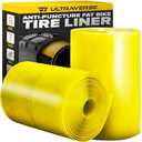 Ultraverse Fat Tire Liners Tube Protection Against Flats, 20, 24 and 26 inch x 4.0 tire Size, Durable Extruded Plastic Shield for Puncture Free Bike Rides – 2 Pack