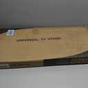 Universal Swivel TV Stand/Base Table Top Stand 40 to 86 inch TVs 110 Degree Swivel, 5 Level Height Adjustable, Heavy Duty Tempered Glass Base, Holds up 132lbs Screens, HT04B-003