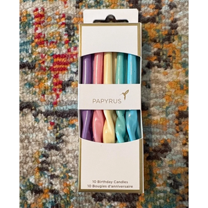 Papyrus Pastel Twist Cake Candles