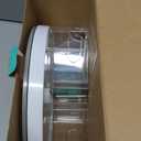 YouCopia Crazy Susan Lazy Susan Organizer, 6 BPA-Free Removable Clear Bins with Handles, Rotating Storage Turntable for Kitchen Cabinet, Pantry and Bathroom Organization,White