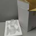 Frcctre 2 Pack Glass Candy Dish with Lid, 15 Oz Crystal Candy Bowl Cookie Jar Decorative Apothecary Jar for Party, Candies Buffet, Wedding, Christmas, Home 