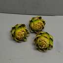 Notakia 3Pcs Green Large Faux Artichokes for Decoration Bowl Fillers Fake Fruit Artificial Artichokes That Look Real Realistic Fake Vegetable Decor for Home Kitchen Table Party Centerpiece