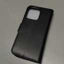 LUMARKE Designed for iPhone 15 Pro Max Wallet Case - Detachable Flip Folio Cover - RFID Blocking 4 Card Slots Holder - Premium Leather Magnetic Kickstand - Protective Phone Case 6.7", Black