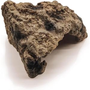 Reptile Simulation Rock Cave Hideouts Terrarium Habitat Dcor Bearded Dragon Hideout for Turtles Lizards Snakes Crab (Small)