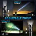 6Pack LED Flashlights High Lumens, 5Mode Tactical Flashlight for Home, Small Flashlights Powerful, Pocket Flashlight Battery Powered, Adjustable Torch Light, Mini Flash Light for Emergencies Camping