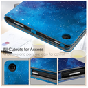 Famavala Folio Case Cover for PREVIOUS Generation 8" Fire HD 8 Tablet [8th / 7th / 6th Generation 2018/2017 / 2016 Release ] (BlueSky)