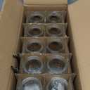 Ruckae 16oz 10 Pack Juice Bottles, Glass Bottles with Lids, Smoothie Cup Lids and Straws, Water Bottle Mason Jar Drinking Glasses for Juicing, Smoothies, Kombucha (Transparent)