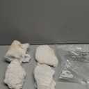 Sosation 4 Pairs Heel Protectors Sheepskin Adjustable Heel Protectors for Pressure Sores Fleece Soft and Comfort Cover for Sitting or in Bed Cushions Pads for Boot Ankle Foot