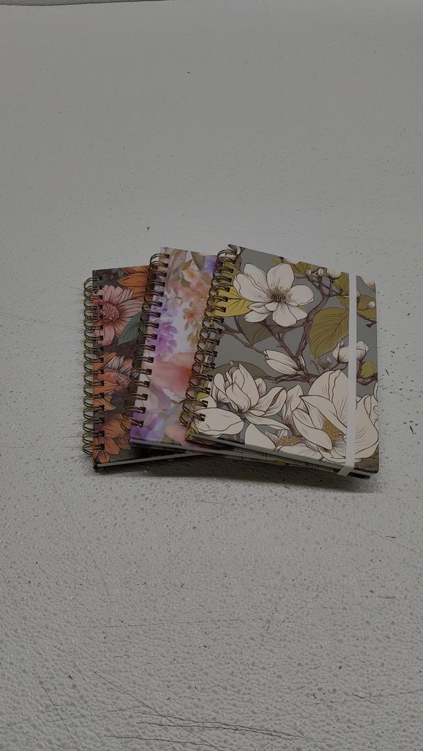 Spiral Notebook, 1 Pack A5 Lined Journal for Women, Hardcover Spiral Journal with 2 Pockets, College Ruled Notebooks, Cute Notebook for Office, School Supplies, Gifts (160 Pages, 6.3" x 8.46")