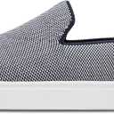 STQ Slip on Shoes for Women Breathable Fashion Sneakers Comfortable Knit Casual Shoes (Blue)