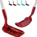 MAZEL Chipper Club Pitching Wedge for Men & Women, Save Stroke from Short Game,Right Hand (Wine Red, 45 Degree)