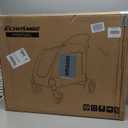 EchoSmile XL Extra Large Dog Stroller - Adjustable Handles,Lightweight Folding Pet Stroller,All-Terrain 4 Wheel for 2 Medium Dogs,Dual Entry Safety Dog Stroller,Capacity 160 lbs,Gray