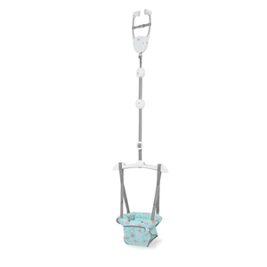 Bright Starts Disney Baby Winnie The Pooh Activity Door Jumper, Once Upon a Bounce, Toy Bar, Melodies & Vibrations, Newborn+