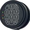Electronic Safe Lock Replacement Keypad with Solenoid Lock, Gun Safe Lock with Programmable Electronic Keypad, Lock Fits High Security Safe Box and Security Cabinet