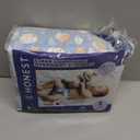 The Honest Company Clean Conscious Overnight Diapers for Sensitive Skin, Hypoallergenic Fragrance-Free Baby Diapers, Cozy Cloud and Star Signs Design, Club Box, Size 5 (27+ lbs), 40 Count