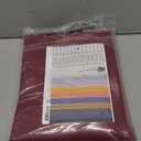 BGment Burgundy Blackout Curtains 84 Inches Long for Living Room - Thermal Insulated Drapes with Rod Pocket Room Darkening Window Treatments for Bedroom, 52 x 84 Inch, 2 Panels