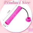 Tigeen 160 Pcs Perm Rods for Natural Hair Plastic Hair Rollers, No-heat Small Curling Rods Cold Wave Rod for Women DIY Styling Hairdressing Tools (0.75 Inch, Purple)