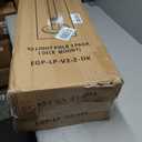 EXCELLO GLOBAL PRODUCTS Premium String Light Poles - 2 Pack - Extends to 10 Feet Deck Mount (Wood/Concrete)