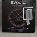 Automotive Alloy Wheel Rim Protector - Covering The Entire Rim of The Wheel hub - Strips for Curb Rash Prevention - Set of 4 Rim Protector Easy to Install(20'',Silver)