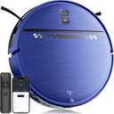 MANVN Robot Vacuum and Mop Combo for Pet Hair, Robotic Vacuum for Hard Floors and Carpets, 2.87'' Ultra-Slim, with 3D Obstacle Avoidance, Wi-Fi/App/Voice Controlled, Self-Charging