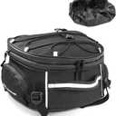 Motorcycle Tour Pack Touring Travel-Paks Tail Bag Rear Rack Bag Waterproof bag 18L-20L Luggage Tool Storage Road Street Sports Motobike Accessories