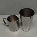 Stainless Steel Milk Frothing Jug And a Cocktail shaker Tin