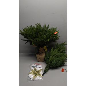 3FT Pre-lit Artificial Small Mini Christmas Tree with 70 Warm White Multi-Color LED Lights, Remote Control and Timer, Perfect for Xmas Tabletop Decorations, Home, Kitchen, Dining Table top Green