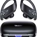 TAGRY Hybrid Active Noise Cancelling Wireless Earbuds Ear Buds