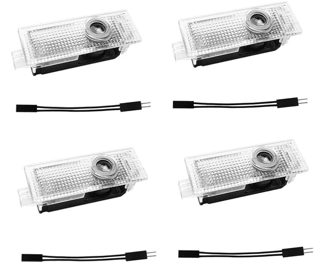 4pcs Door Lights, HD LED Projection Welcome Lights for 1/3/4/5/6/7/ Replaceable with X1/X2/X3/X4/X5/X6/X7/M/Z/GT, Performance Edition