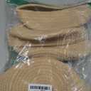 Dahey 4 Pcs Small Woven Baskets Set, Mini Cotton Rope Storage Bins for Organizing, Cute Tiny Round Decorative Baskets for Toys, Nursery Living Room Bathroom Home Decor, Beige