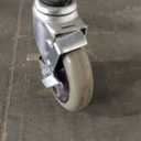 EnduraSteel Stainless Steel Mobile Prep Table with Powdrr-Coated Mild Steel Frame 6 ft x3'9 ft. Only one countertop