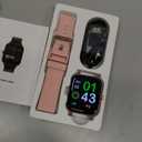 Smart Watch for Men Women Compatible with iPhone Samsung Android Phone 1.69 inch Full Touch Screen IP68 Waterproof Bluetooh Fitness Tracker Heart Rate/Sleep Monitor (Pink)