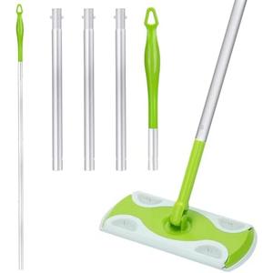 Mop Handle Compatible with Swiffer, Detachable Green Extra Long Mop Handle for Swiffer