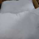 puredown Goose Feathers and Down White Pillows with 100% Cotton Cover, Bed Sleeping Hotel Collection Pillows Set of 2, Standard Size