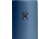 Hydro Flask Water Bottle - Insulated Stainless Steel - Wide Mouth Flex Lid, Non Spill, Leakproof and Refillable in 20 Oz Harbor Blue