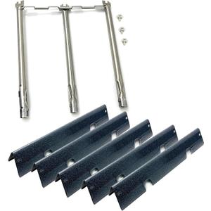 Direct store Parts Kit DG270 15.3 7636 Snow Porcelain Flavorizer Bars & 69787 Grill Burner Tubes for Weber Spirit & GS4 Spirit II 300 Series Spirit E-310 E-320 S-320 E/S330 with Front Mounted Control