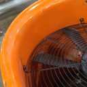 ExploreHorizon 16-Inch Heavy Duty Portable Exhaust Fan - 5500 CFM High Velocity Blower, 2-Speed Adjustable with 32ft Vinyl Hose - Ideal for Crawl Spaces, Attics, Basements, Workshops, Garage