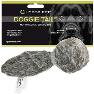 Hyper Pet Doggie Tail Interactive Plush Dog Toys (Wiggles, Vibrates, and Barks, Stimulating Play) Hyper Pet Doggie Tail Interactive Plush Dog Toys (Wiggles, Vibrates, and Barks, Stimulating Play)