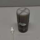 YOTIME 4 in 1 Travel Dispenser Bottle, Vacuum Silicone Suction Cup for Smooth Walls, TSA Approved Leak Proof Travel Size Containers for Toiletries, Shampoo, Body Wash and Conditioner, Gray