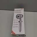 Ion Drops Filtered Shower Head with Handheld, High Pressure Water Flow Showerhead, with Shower Head Filter for Hard Water Boosting, with ON/OFF Switch and Rotatable Head (Silver Gray)