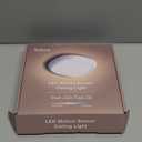 Waterproof Rechargeable Shower Light Indoor, 12000mAh Motion Sensor Wireless Ceiling Lights with Remote Over Head Battery Operated LED Closet Lighting